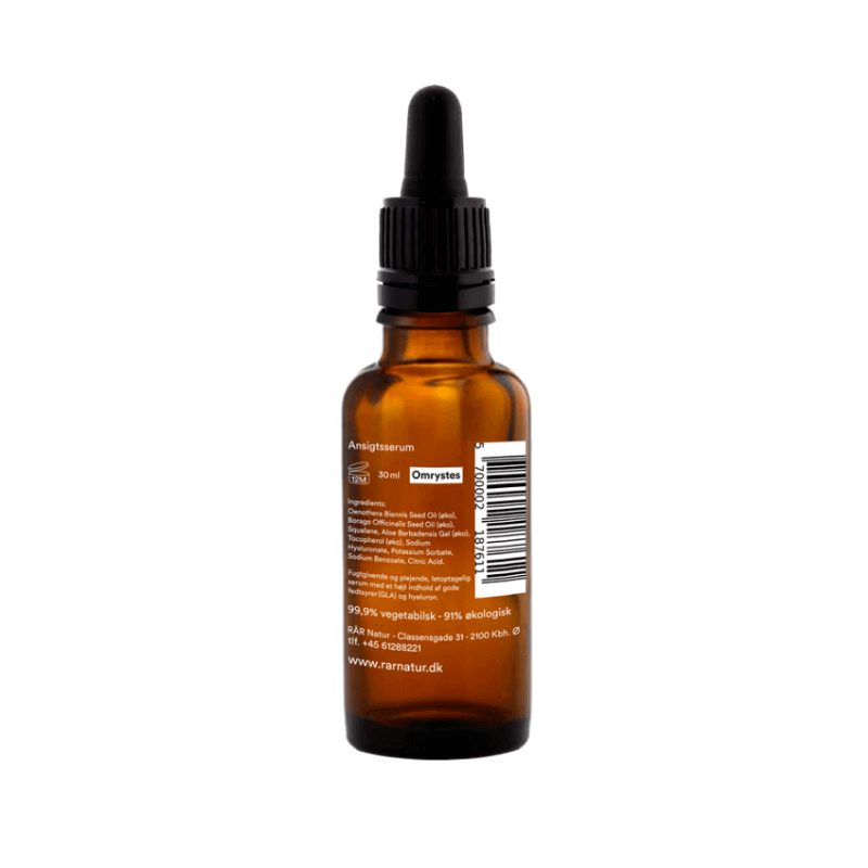 Ansigtsserum med Hyaluronsyre - 30ml - Lidt Sundere