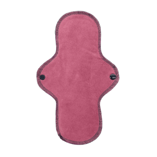 Genanvendelige Dagsbind 26 cm - Medium flow - Rosa velour