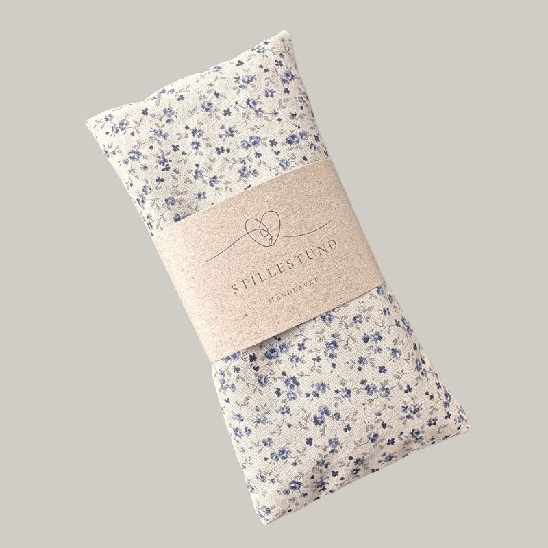 Øjenpude Med Lavendel - Blå Blomst - Lidt Sundere