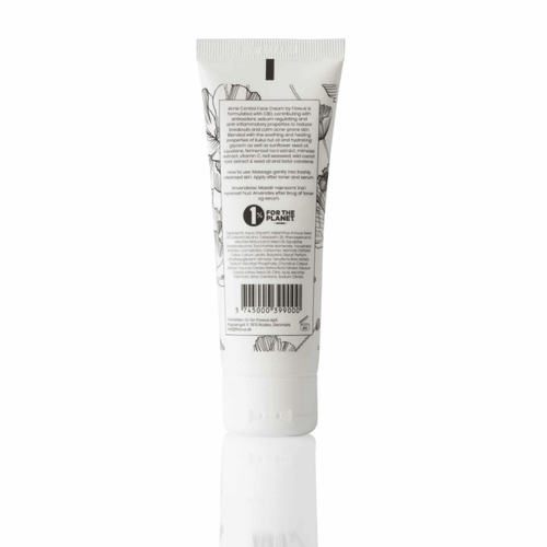 Acne Control Face Cream Med CBD Og Kukui Olie