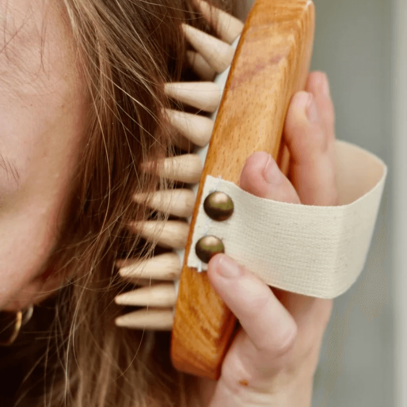 Massagebørste til Hovedbunden