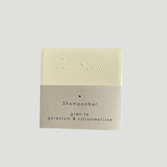 Shampoo bar med Grøn Te, Geranium & Citronmelisse