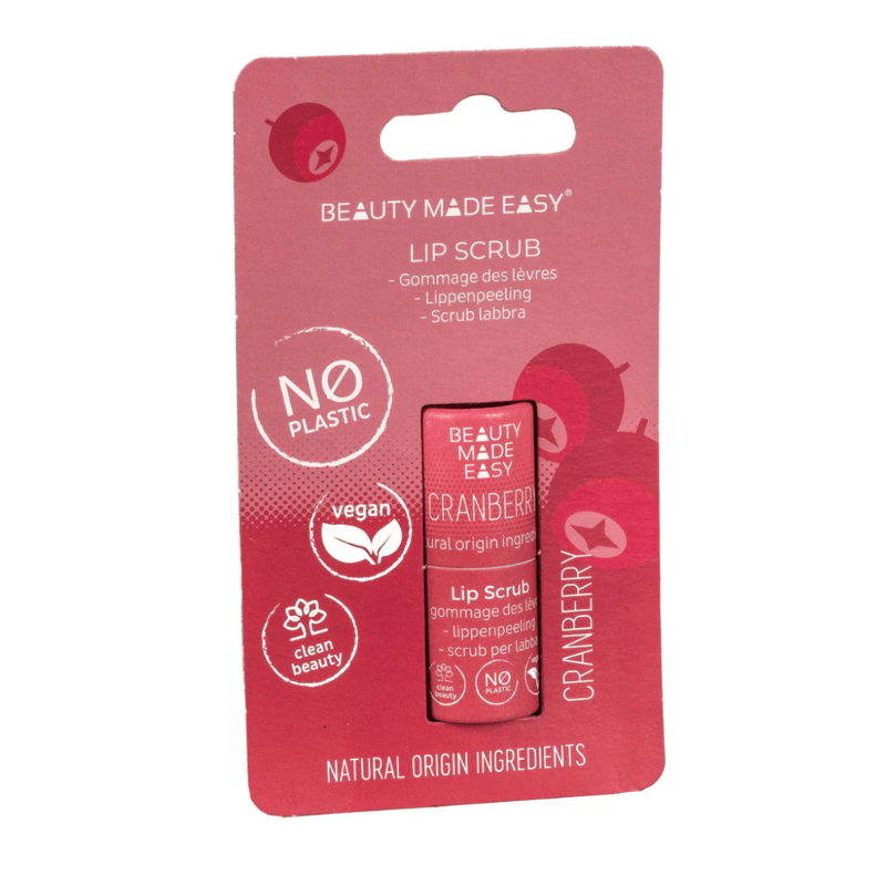 Lip scrub i Papir Tube - Lidt Sundere