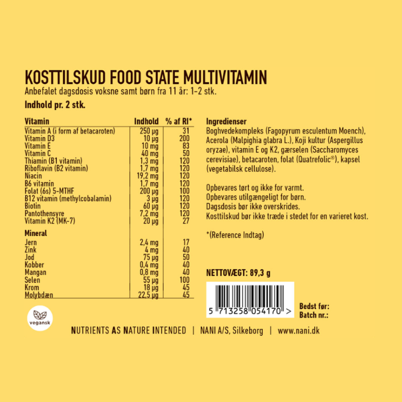 Multivitamin - 60 eller 150 stk