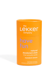 Naturlig Deodorant stick - Mandarin og Lemon - Lidt Sundere