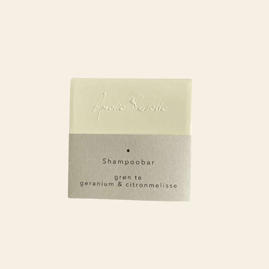 Shampoo bar med Grøn Te, Geranium & Citronmelisse